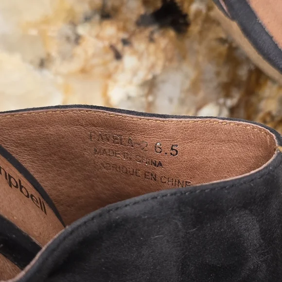 Jeffrey Campbell Favela Mules Dark Gray Suede Size 6.5 - Picture 7 of 9